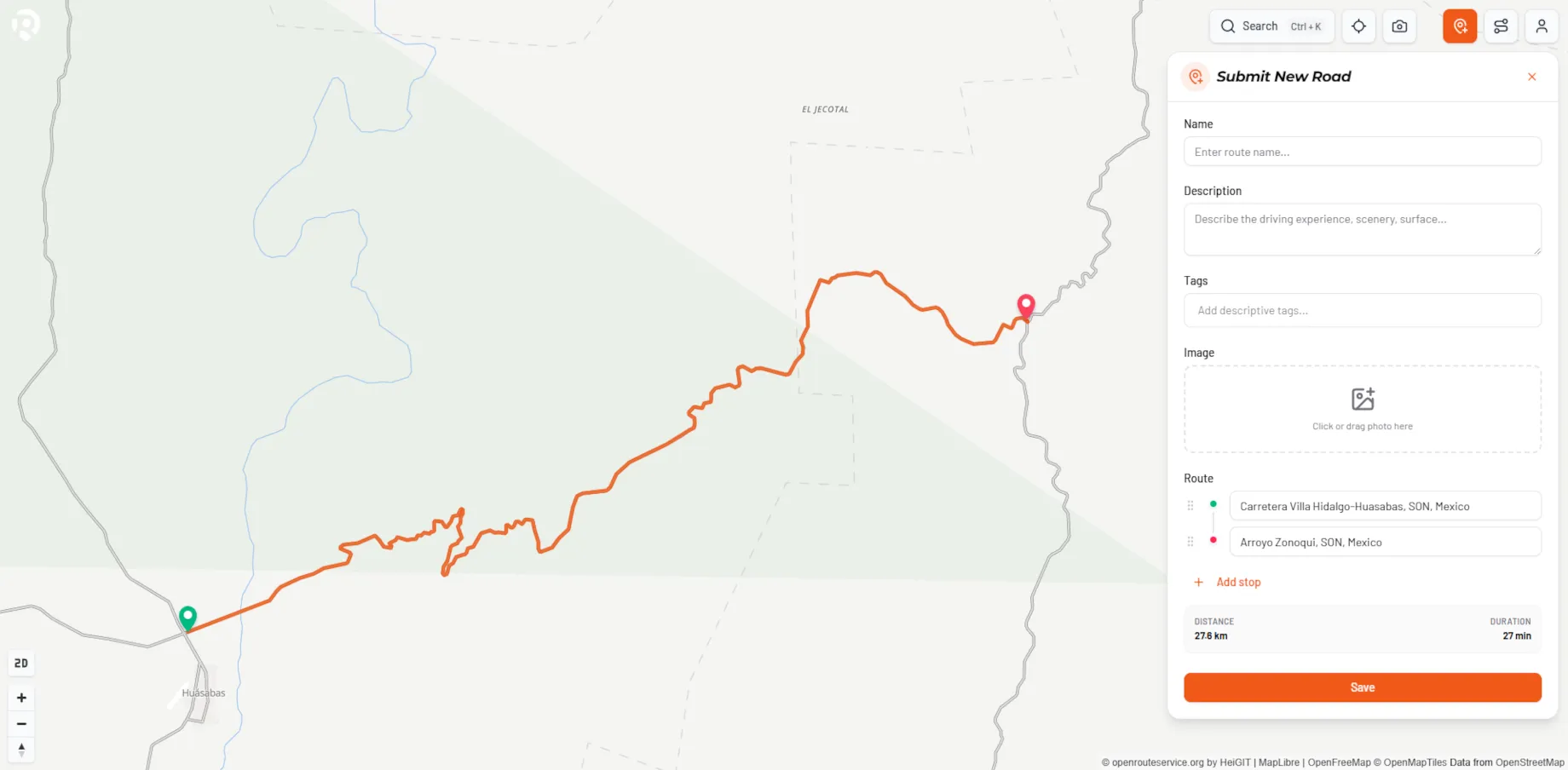 Road Submit